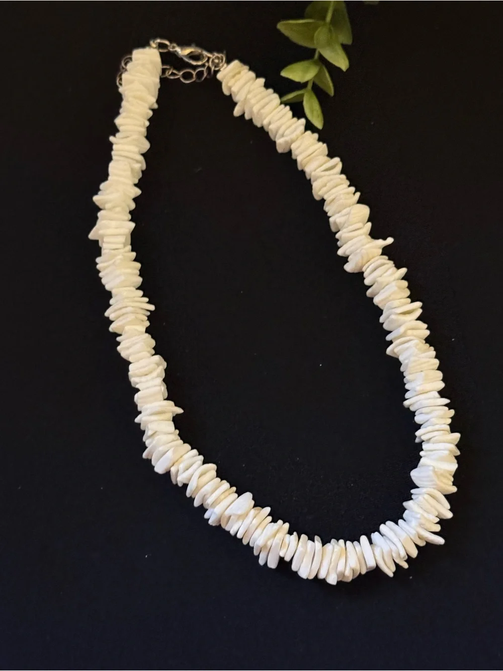 White Shell Chip Necklace - Women‎ Jewelry (n1)